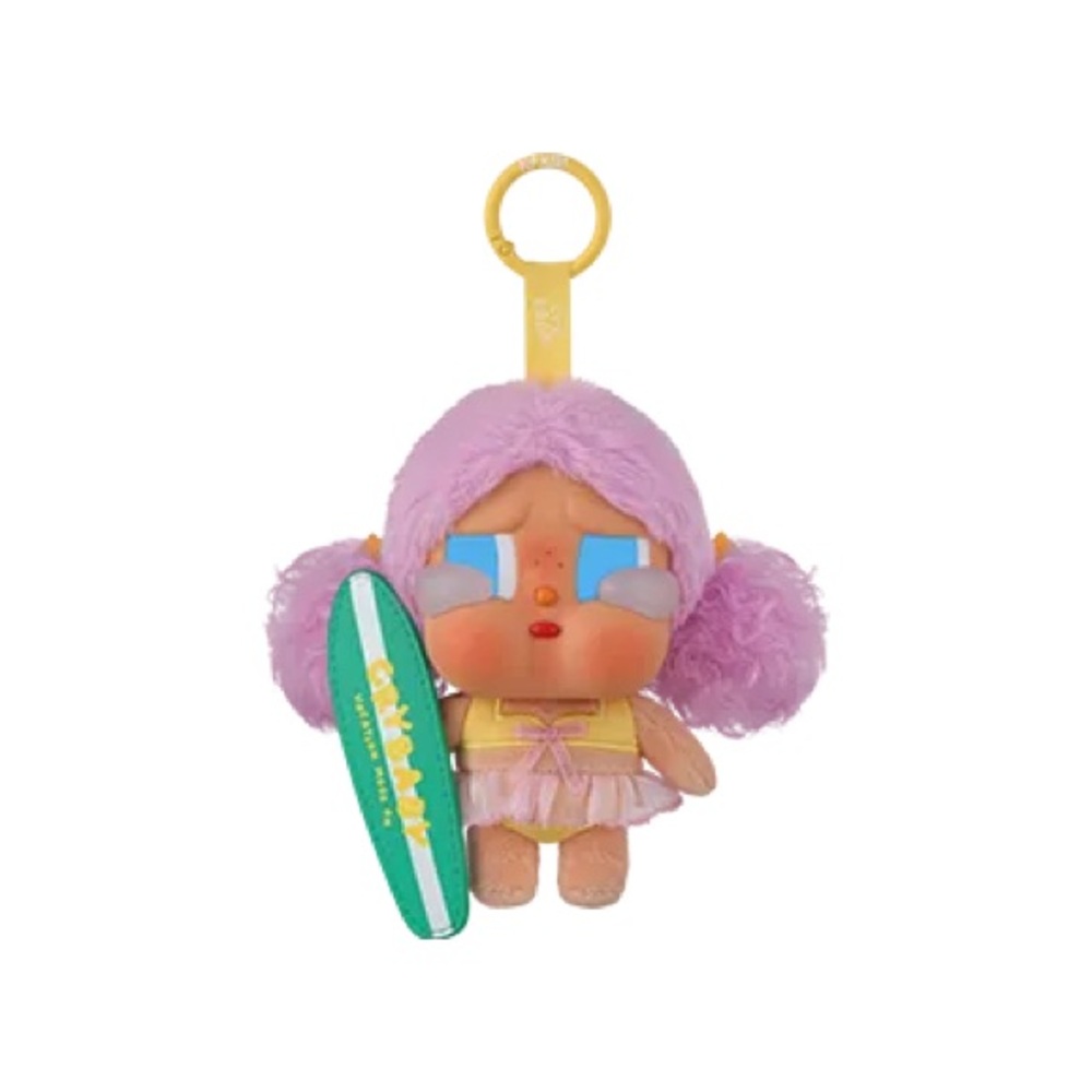 Pop Mart CRYBABY Vacation Mode On Series-Vinyl Plush Pendant // Let’s surf